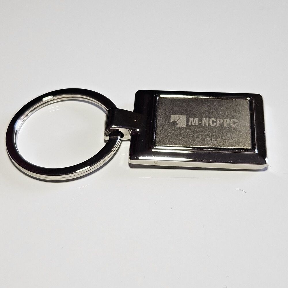 Silver Tone Maryland National Capital Park And Planning Commission Logo Keyring